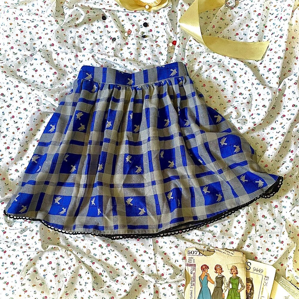 Harry Potter Ravenclaw Plaid Skirt